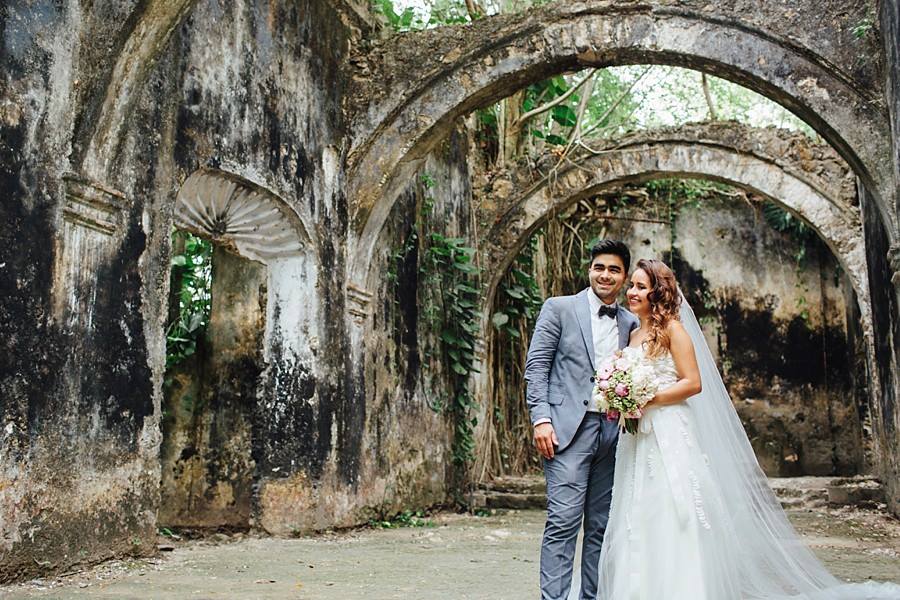 Smiling couple at Hacienda Uayamon