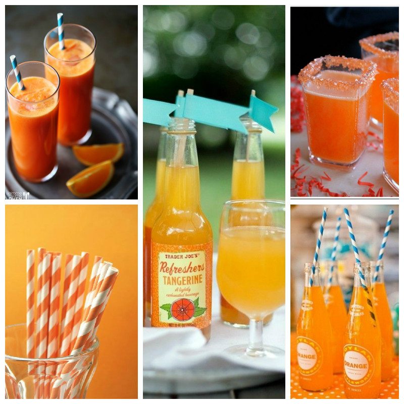 Cocktail Wedding - Tangerine Color