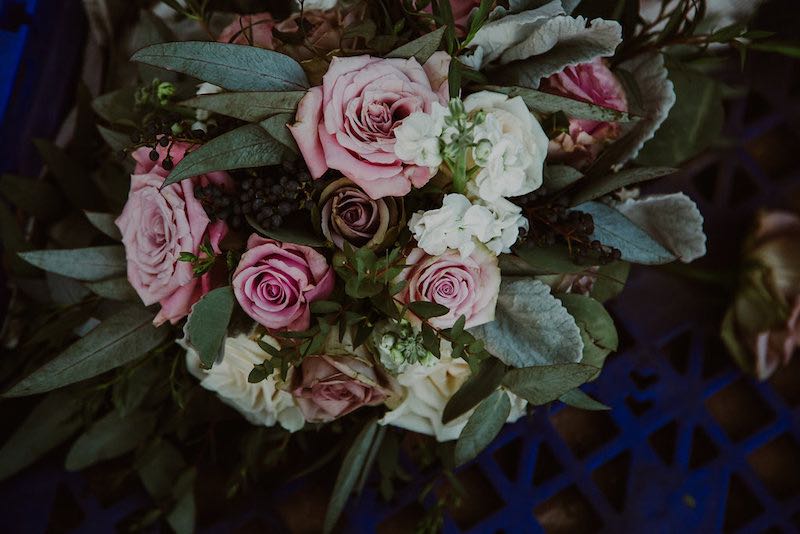 classic wedding bouquet at destination wedding