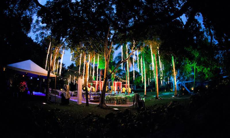 luces hacienda boda