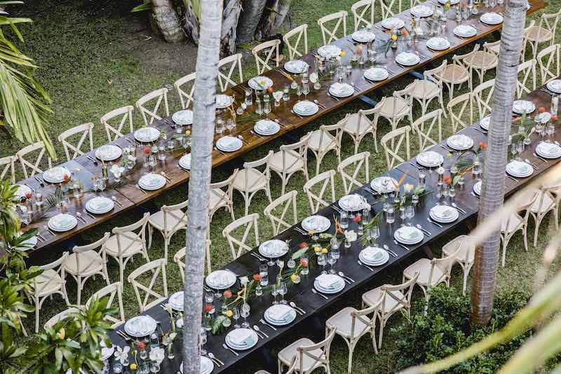 banquete para boda