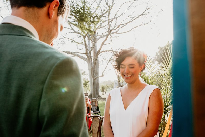 colourful wedding