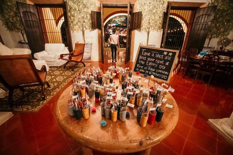 colourful wedding table decorations 