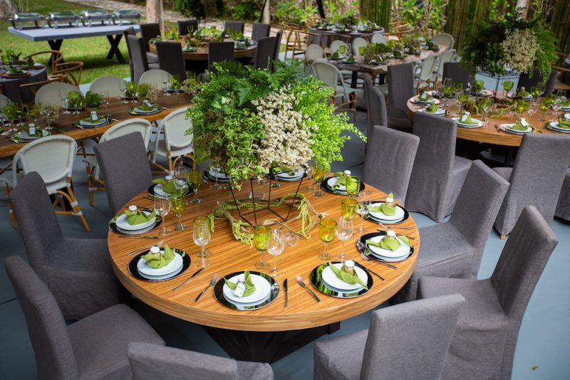 modern wedding table decoration