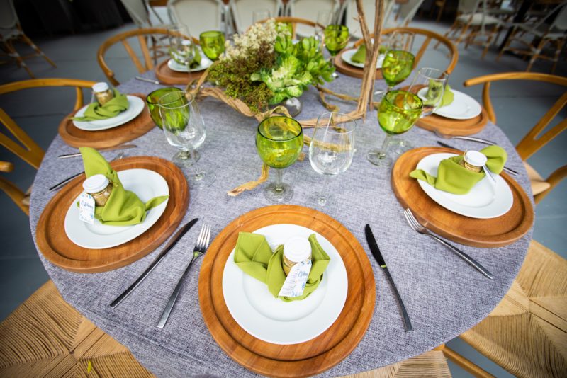 Beautiful beach wedding table and chair rentals decoration