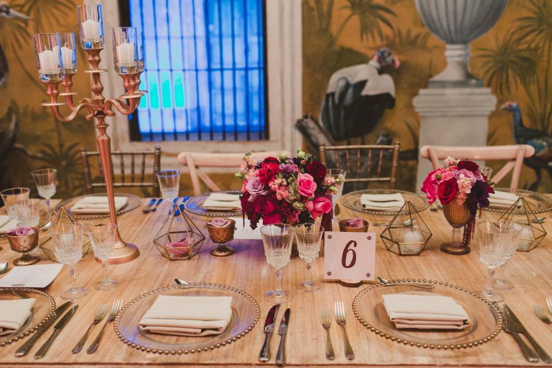 vintage wedding table rentals