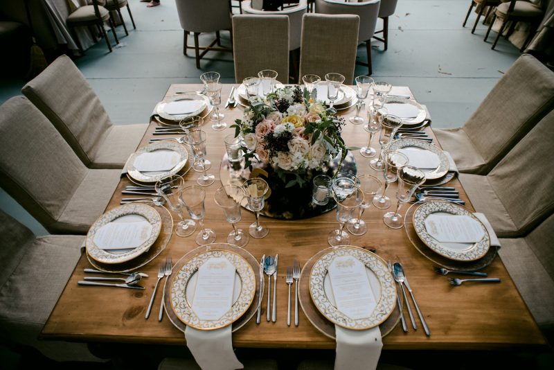 luxury wedding table