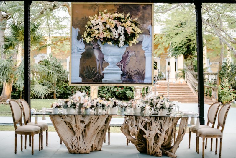 elegant wedding table and chair rentals