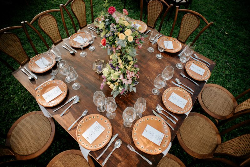 mexican wedding table and chair decoration