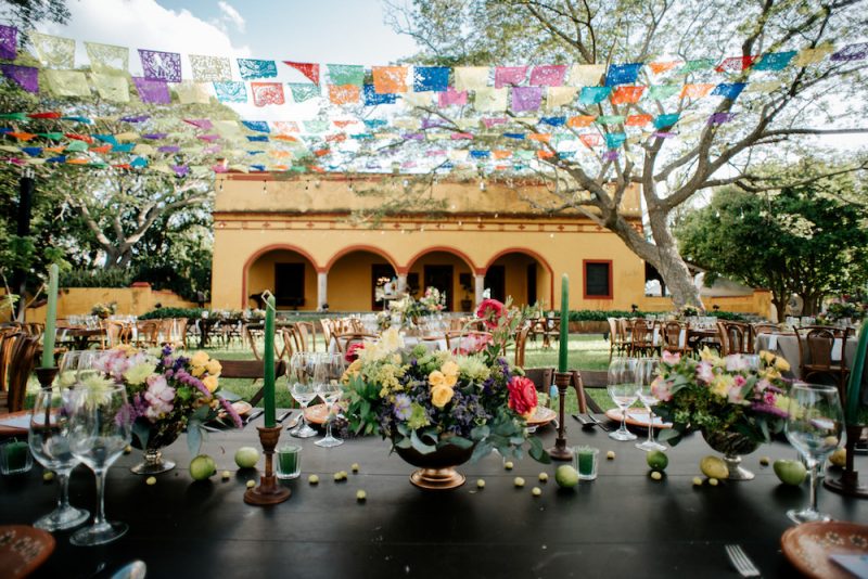 table and chair rentals for a mexican wedding