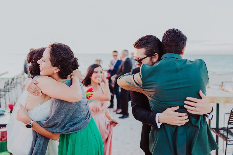 Wedding at celestun beach