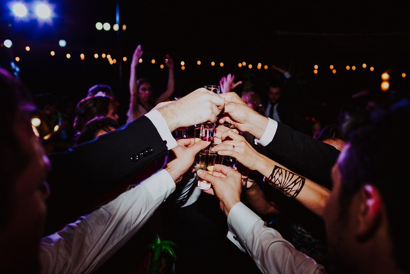 partywedding at beach