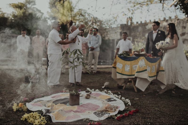wedding hacienda Tanchem yucatan mayan ceremony