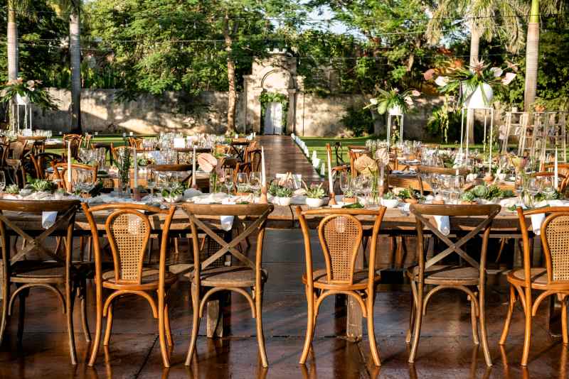 Decor for a wedding in Cancun 