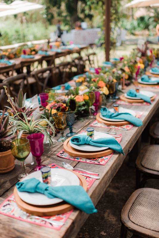 Mix of colors for weddings