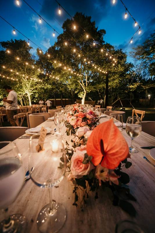 Decoration for weddings at the beach