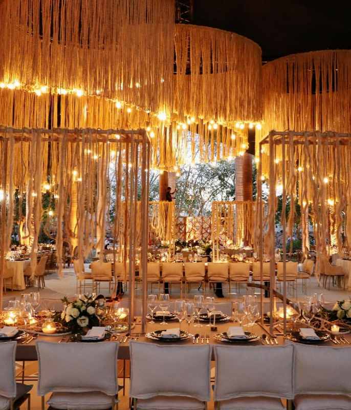 Beautiful decoration for weddings in Cancun