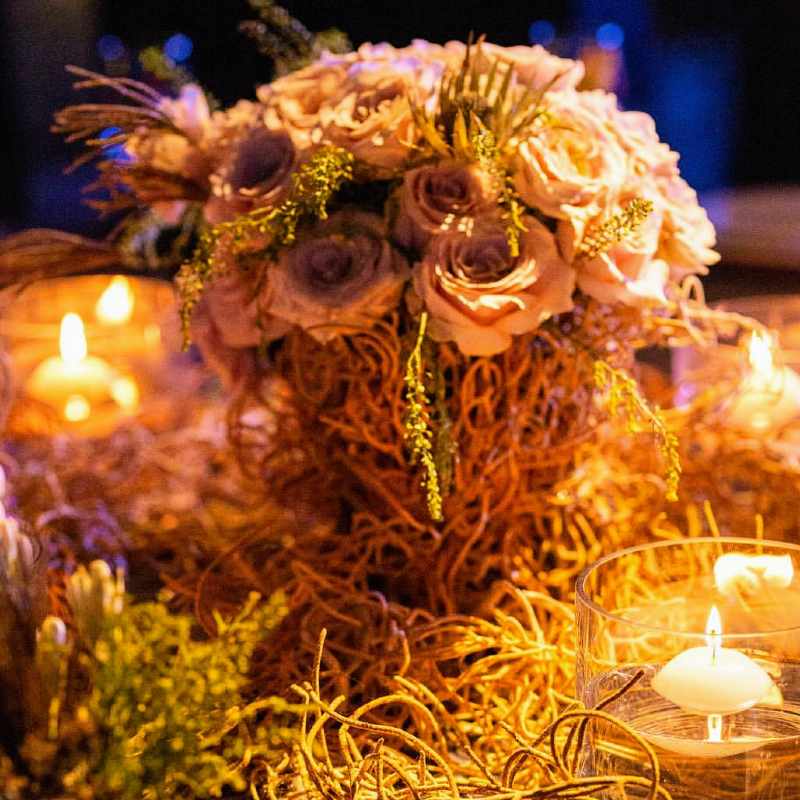 Lovely centerpieces for weddings in Cancun