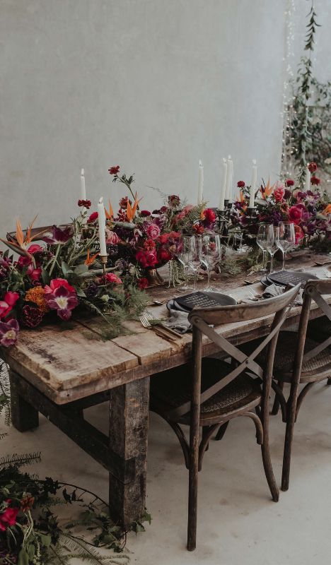 Beautiful flowers for a wedding in Cancun