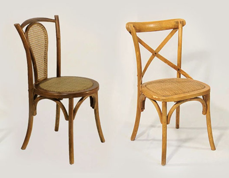 wooden chairs