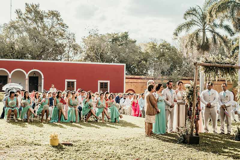 ceremony wedding hacienda