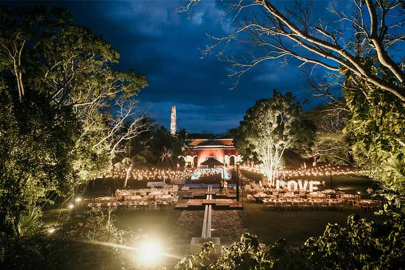 wedding in hacienda yucatan