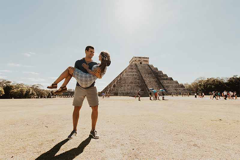 luna de miel chichen itza