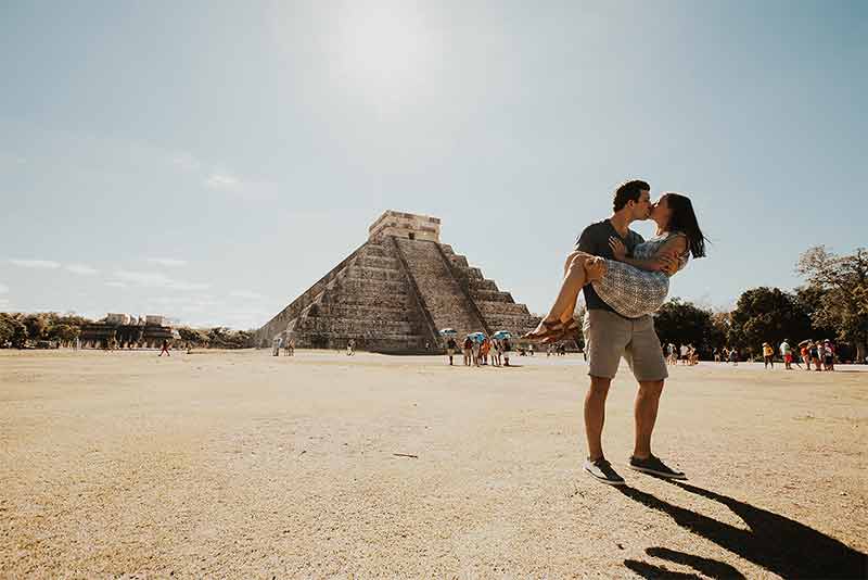 luna de miel chichen itza