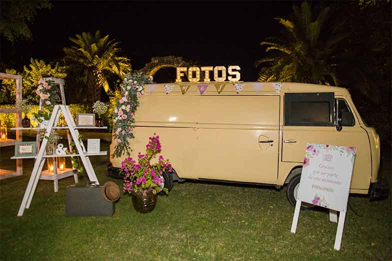 cabina fotos vintage boda